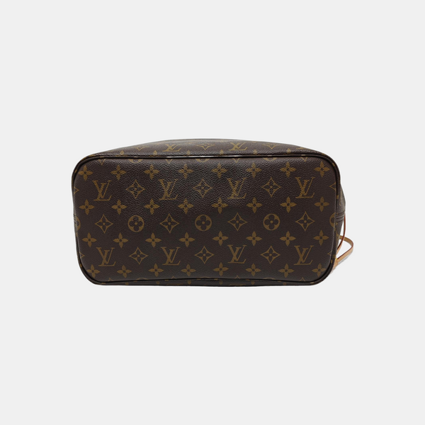 NEVERFULL MM Monogram Coated Canvas Brown