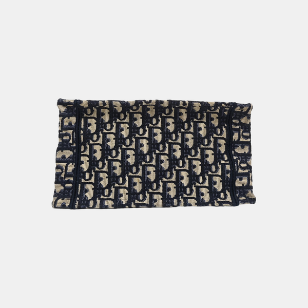 Book Tote Small Oblique Canvas Blue