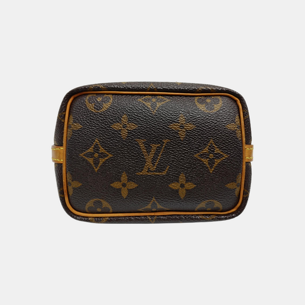 NÉONOÉ Nano Monogram Coated Canvas Brown