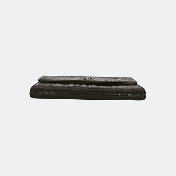 Patent Leather Shoulder Bag Green