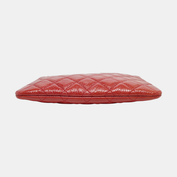 Quilted Patent Leather Red