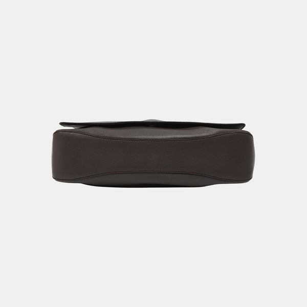 Lambskin Shoulder Bag Brown