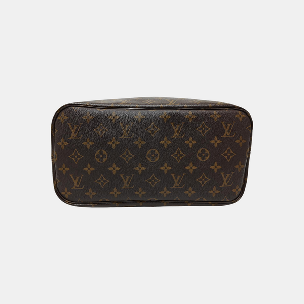 NEVERFULL MM Monogram Coated Canvas Brown