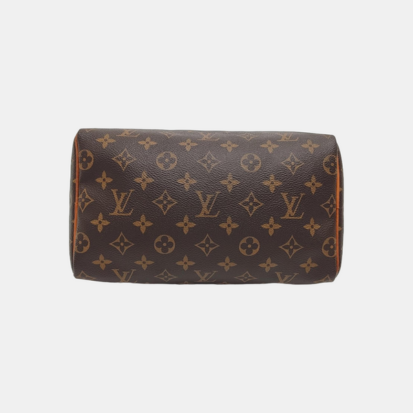 SPEEDY 25 Monogram Coated Canvas Brown