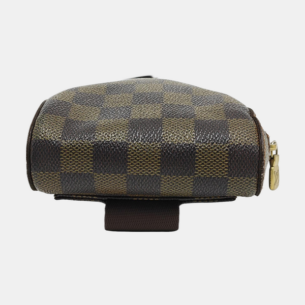GÉRONIMOS Damier Ebene Coated Canvas Brown