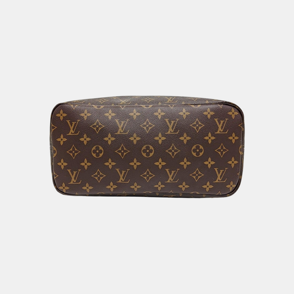 NEVERFULL MM Monogram Coated Canvas Brown