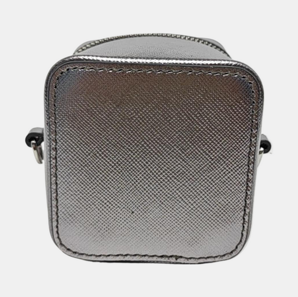 Calfskin Shoulder Bag Super Mini Silver