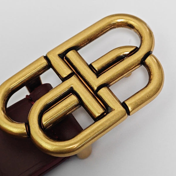 Leather Belt Red