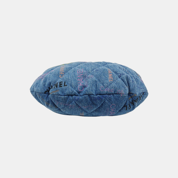 Quilted Fabric Blue