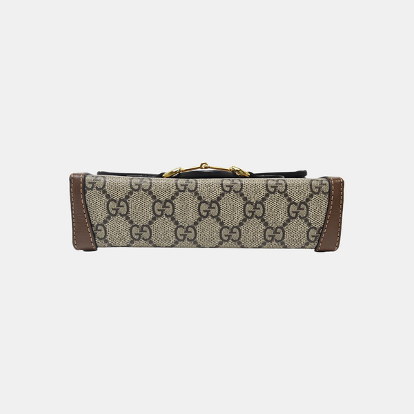 Horsebit 1955 Mini Monogram Coated Canvas Beige