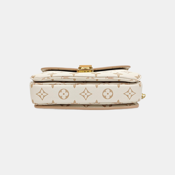 Monogram Calfskin PM Beige