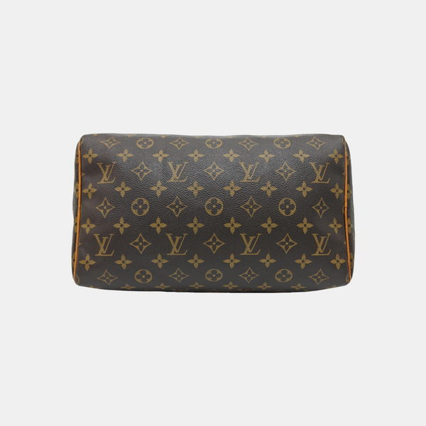SPEEDY 30 Monogram Coated Canvas Brown