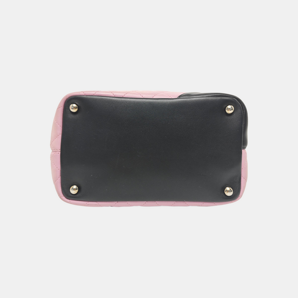 CAMBON Medium Quilted Calfskin Pink