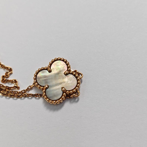 Vintage Alhambra 18k Rose Gold Necklace