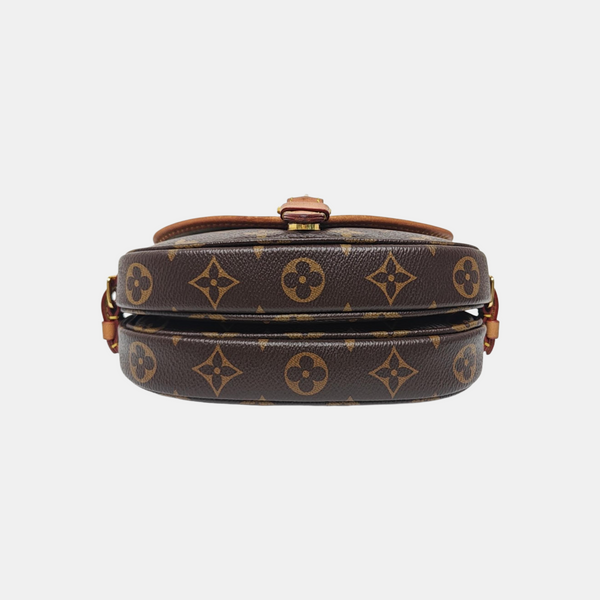 SAUMUR BB Monogram Coated Canvas Brown