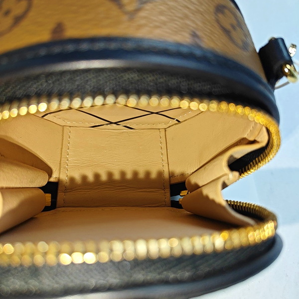 BOITE CHAPEAU Monogram Coated Canvas Beige