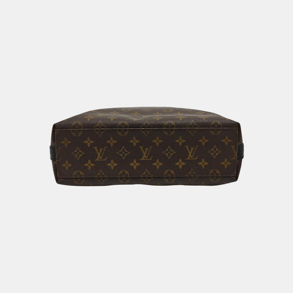 KITAN Monogram Coated Canvas Brown