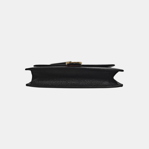 Interlocking G Small Calfskin Black