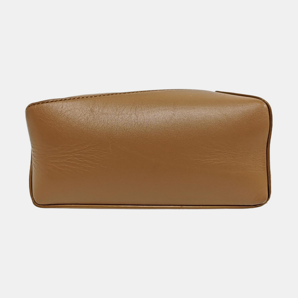 Puzzle Edge Landscape Mini Quilted Calfskin Brown