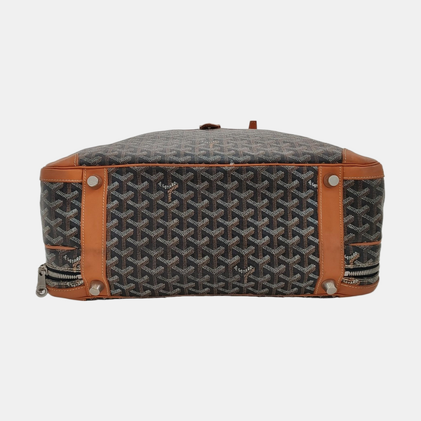 Authenticated pre-owned Ambassade Coated Canvas Black - Top Handle Bag at Looply