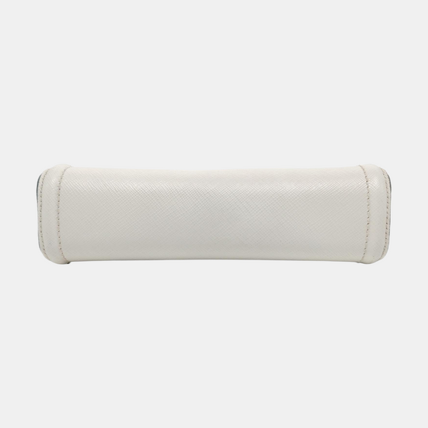 Saffiano Calfskin Top Handle Bag White