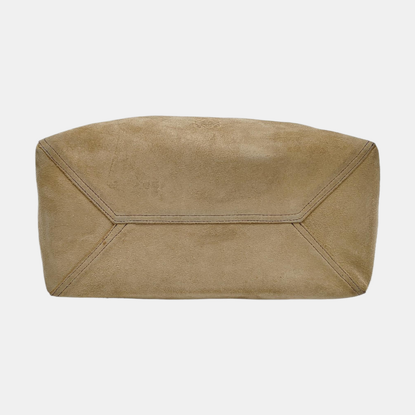 Suede Shoulder Bag Beige