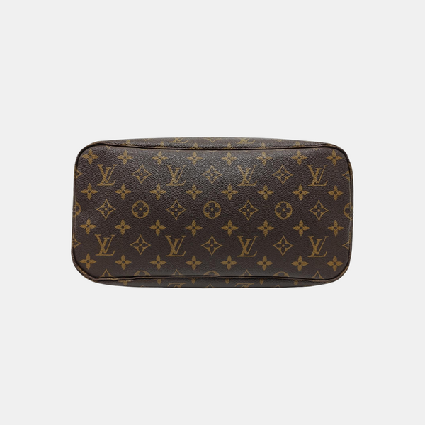 NEVERFULL MM Monogram Coated Canvas Brown