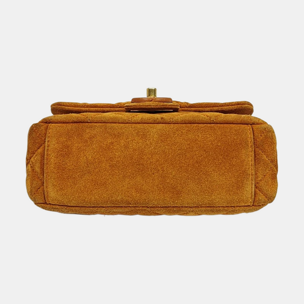 CLASSIC FLAP Mini Quilted Calfskin Beige