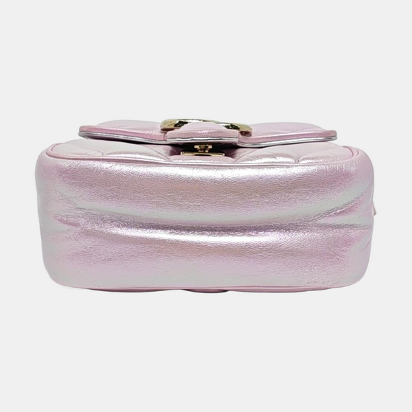 GG Marmont Mini Quilted Lambskin Pink