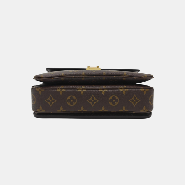 MÉTIS MM Monogram Coated Canvas Brown