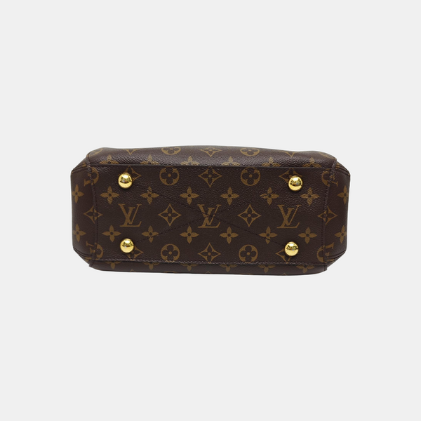 MONTAIGNE BB Monogram Coated Canvas Brown