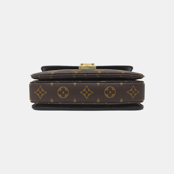 MÉTIS EAST WEST Monogram Coated Canvas Brown