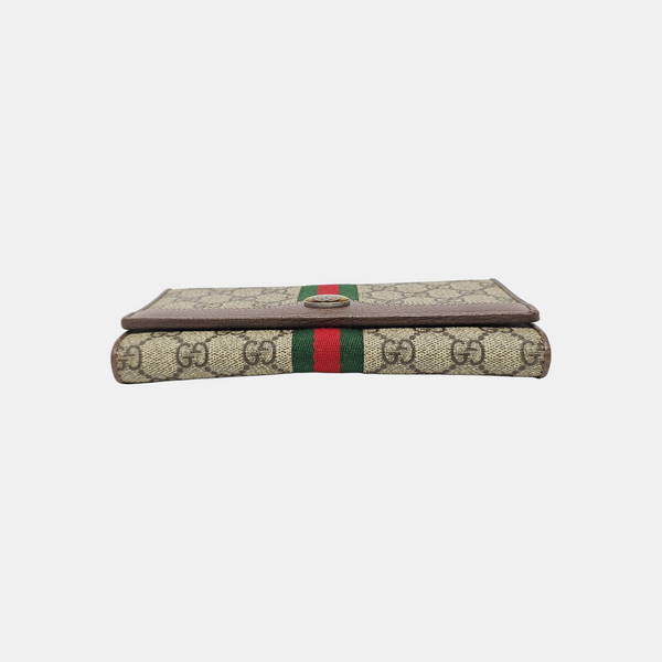 Ophidia Mini Monogram Coated Canvas Beige