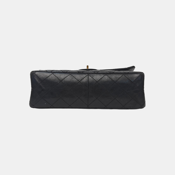 2.55 227 (jumbo) Quilted Calfskin Black