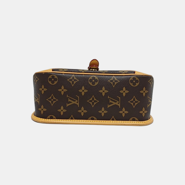 DIANE Monogram Coated Canvas Brown