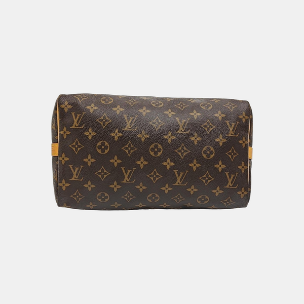 SPEEDY 30 Monogram Coated Canvas Brown