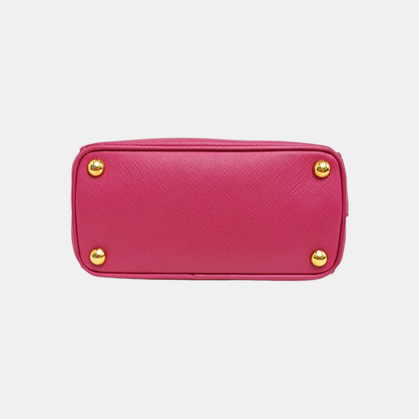 Galleria Super Mini Saffiano Calfskin Red