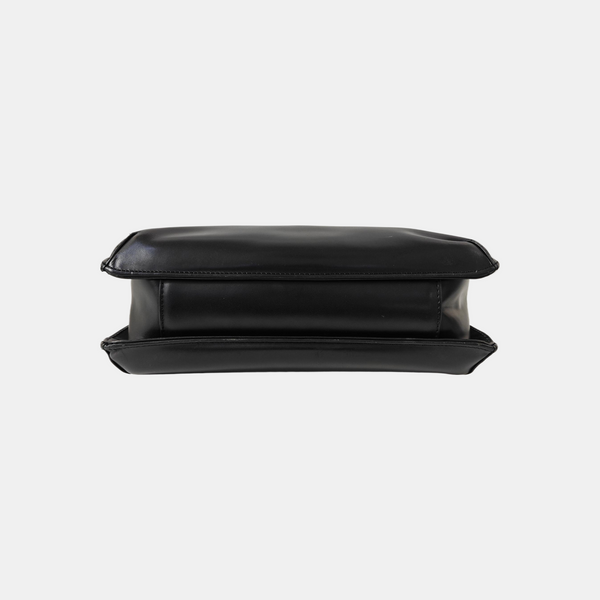 Calfskin Shoulder Bag Black