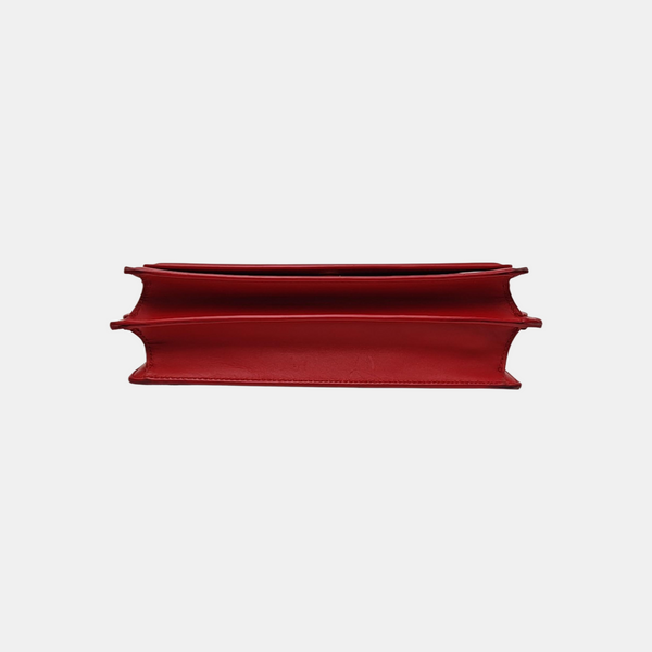 Calfskin Shoulder Bag Red
