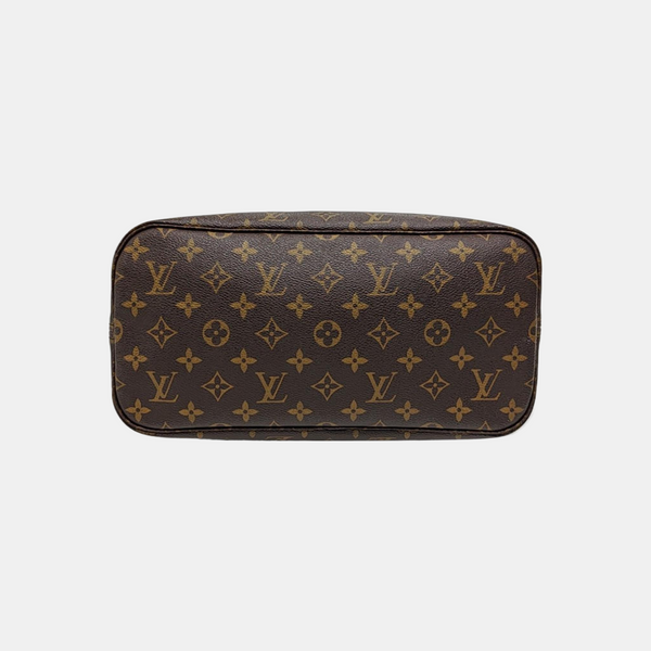NEVERFULL MM Monogram Coated Canvas Brown