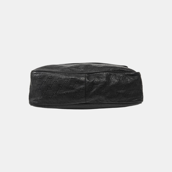 Ligne Shima Monogram Calfskin Black