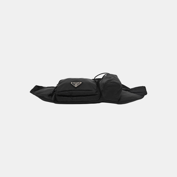 Nylon Crossbody Bag Black