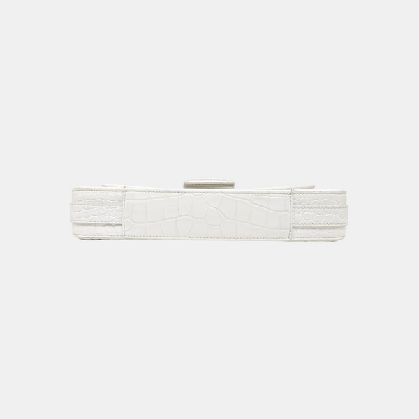 Calfskin Shoulder Bag White