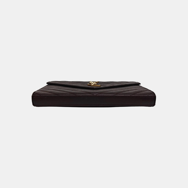 MONOGRAM Medium Chevron Calfskin Red