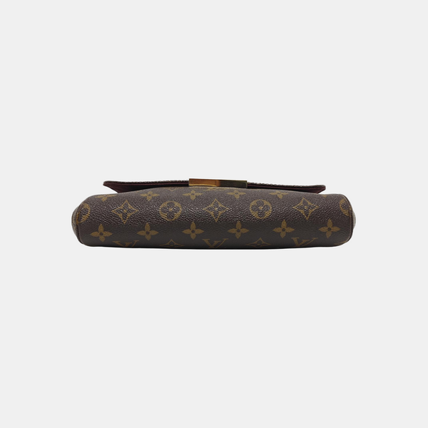 FAVORITE MM Monogram Coated Canvas Brown
