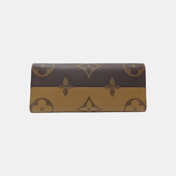 ONTHEGO MM Monogram Coated Canvas Brown