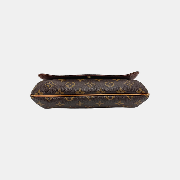 MUSETTE TANGO Monogram Coated Canvas Brown