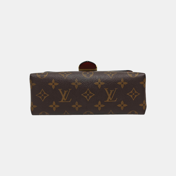 LOCKY BB Monogram Coated Canvas Red