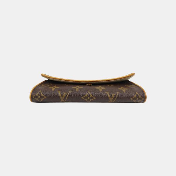 TWIN PM Monogram Coated Canvas Brown