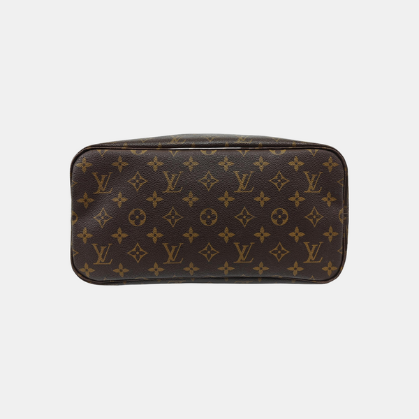 NEVERFULL MM Monogram Coated Canvas Brown